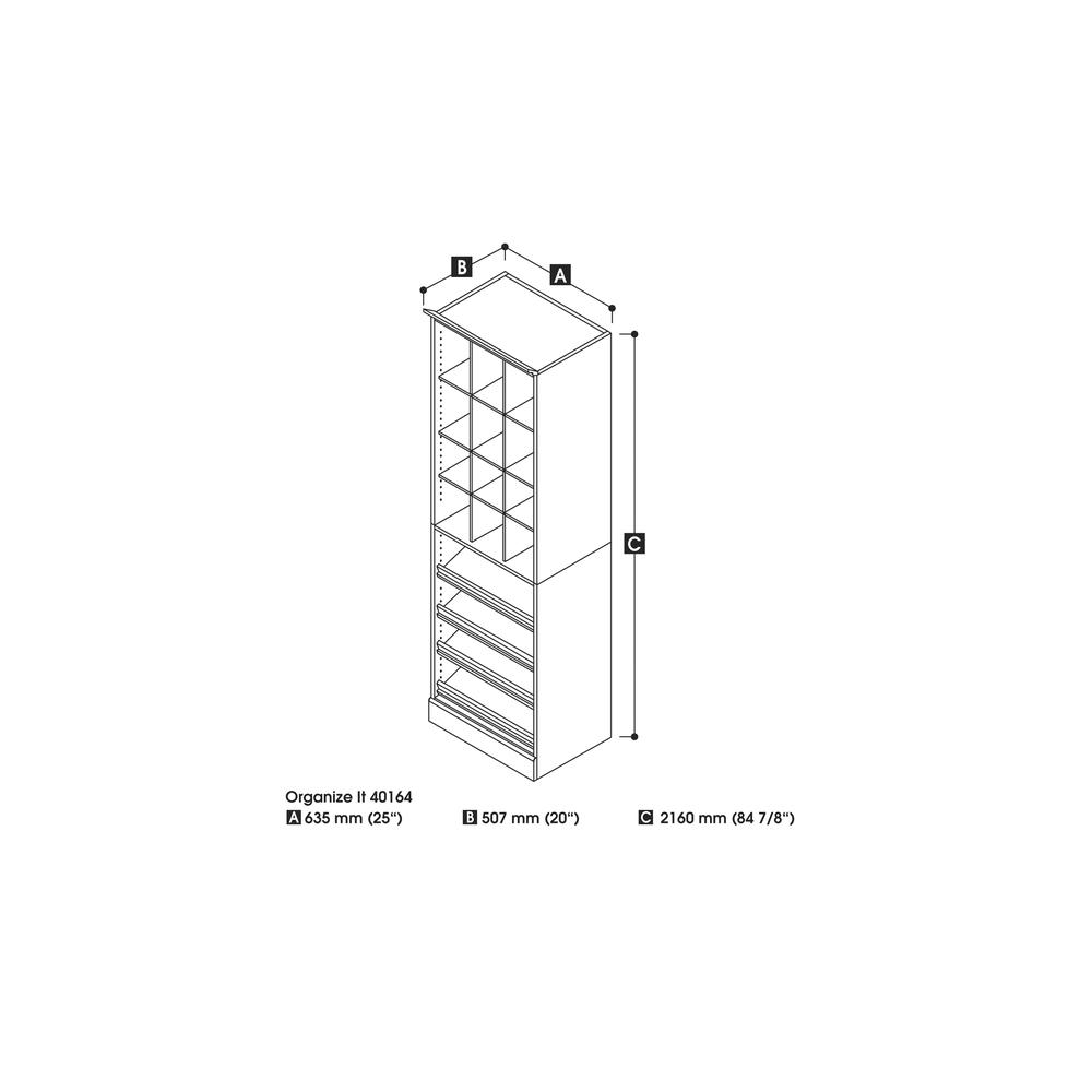 Versatile 25W Closet Shoe Organizer. Picture 9