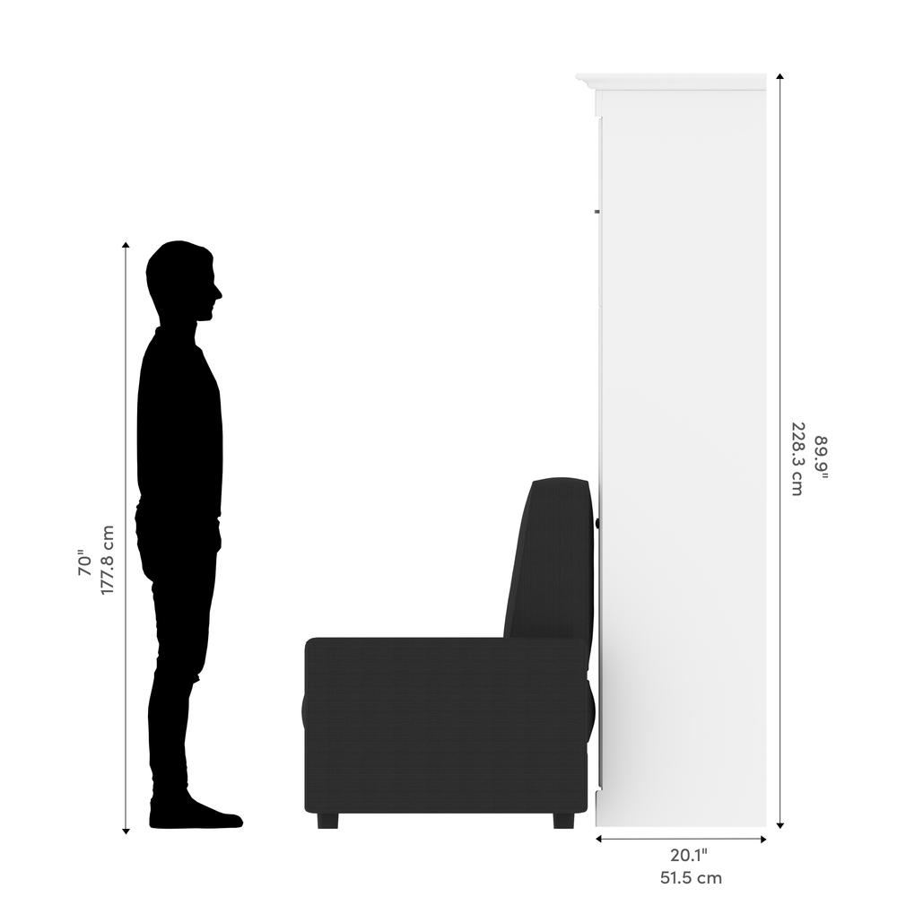 Versatile Queen Murphy Bed with Sofa (78W). Picture 14