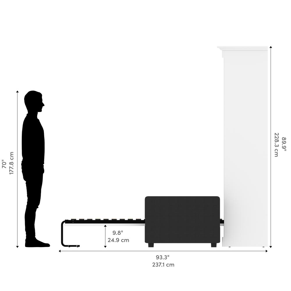 Versatile Queen Murphy Bed with Sofa (78W). Picture 15