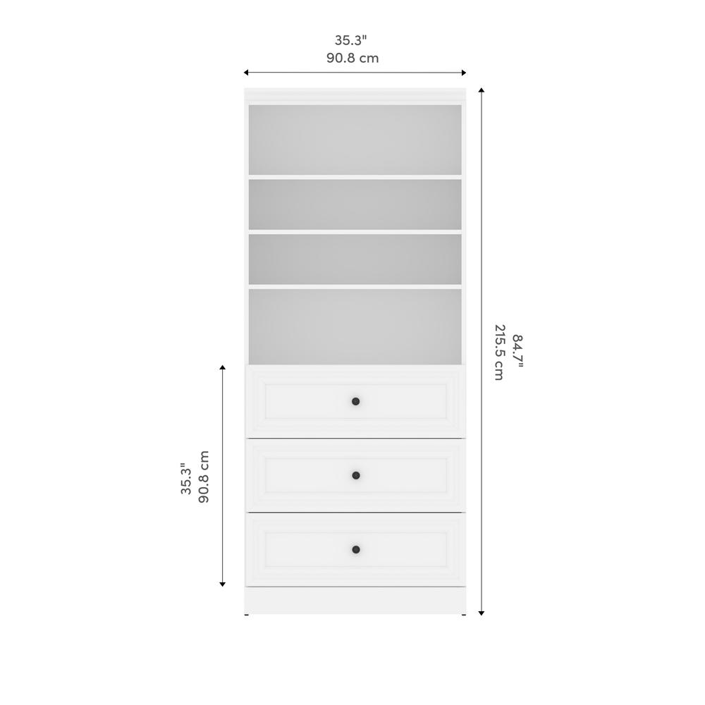 Versatile 36W Closet Organizer with Drawers. Picture 11