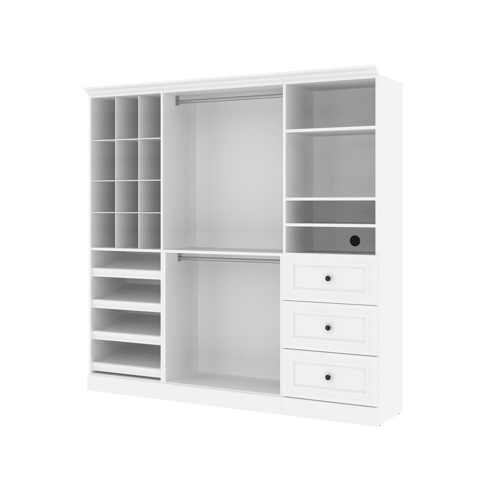 Versatile 86W Closet Organization System with Drawers. Picture 1
