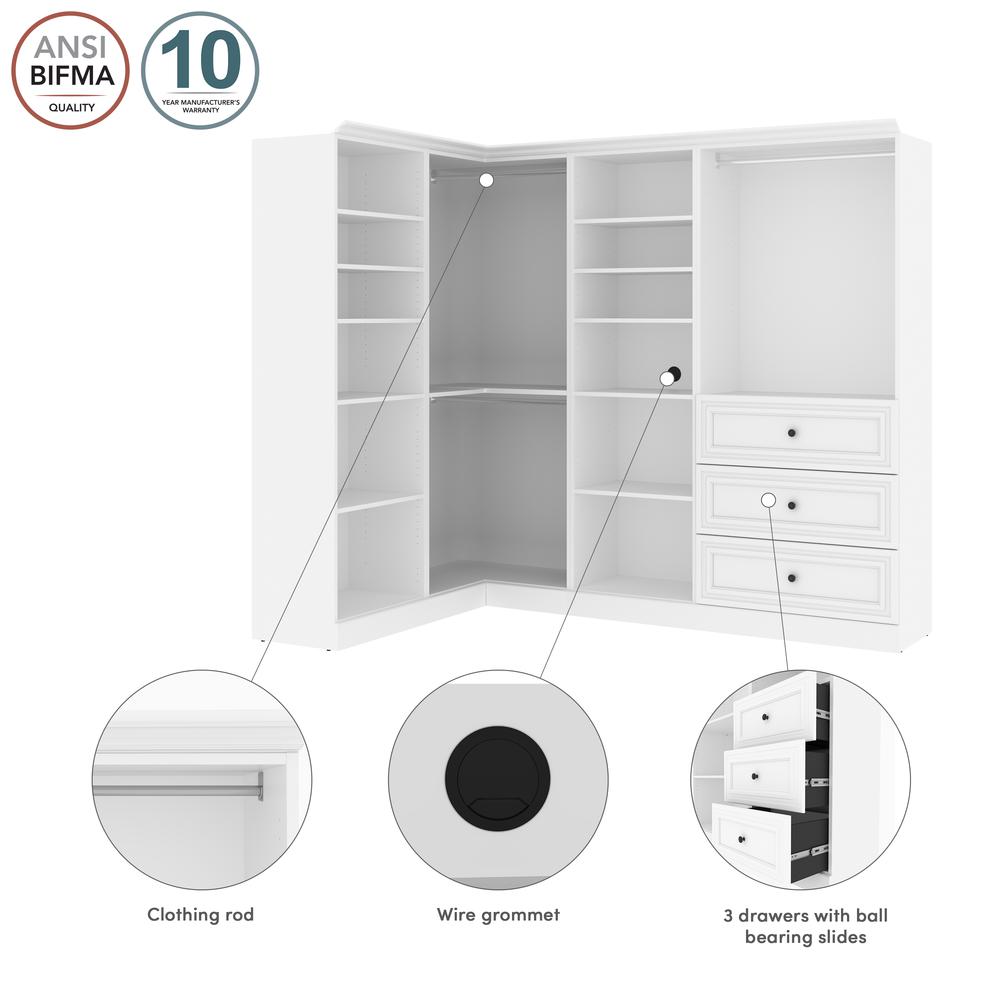 Versatile 97W Walk-In Closet Organizer. Picture 7