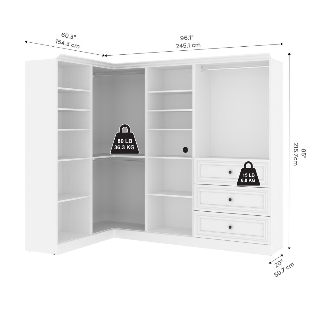 Versatile 97W Walk-In Closet Organizer. Picture 10
