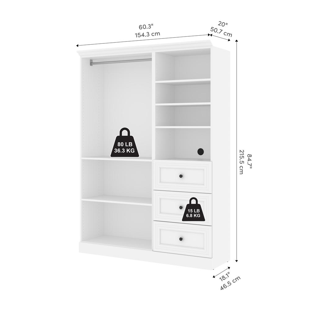 Versatile 61W Closet Organizer System. Picture 10