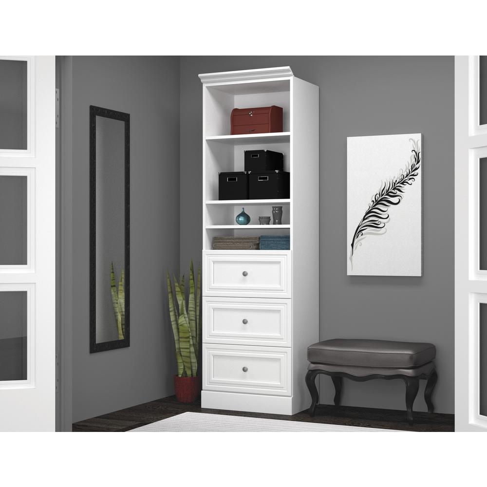 Versatile 25W Closet Organizer with Drawers. Picture 5