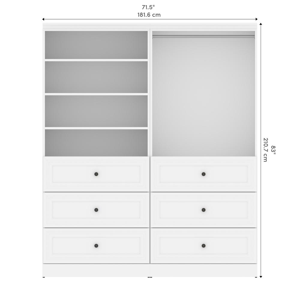Versatile 72W Closet Organizer with Drawers. Picture 11