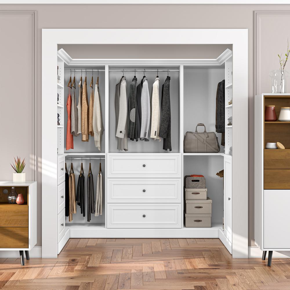 Versatile 108W U-Shaped Walk-In Closet Organizer. Picture 14