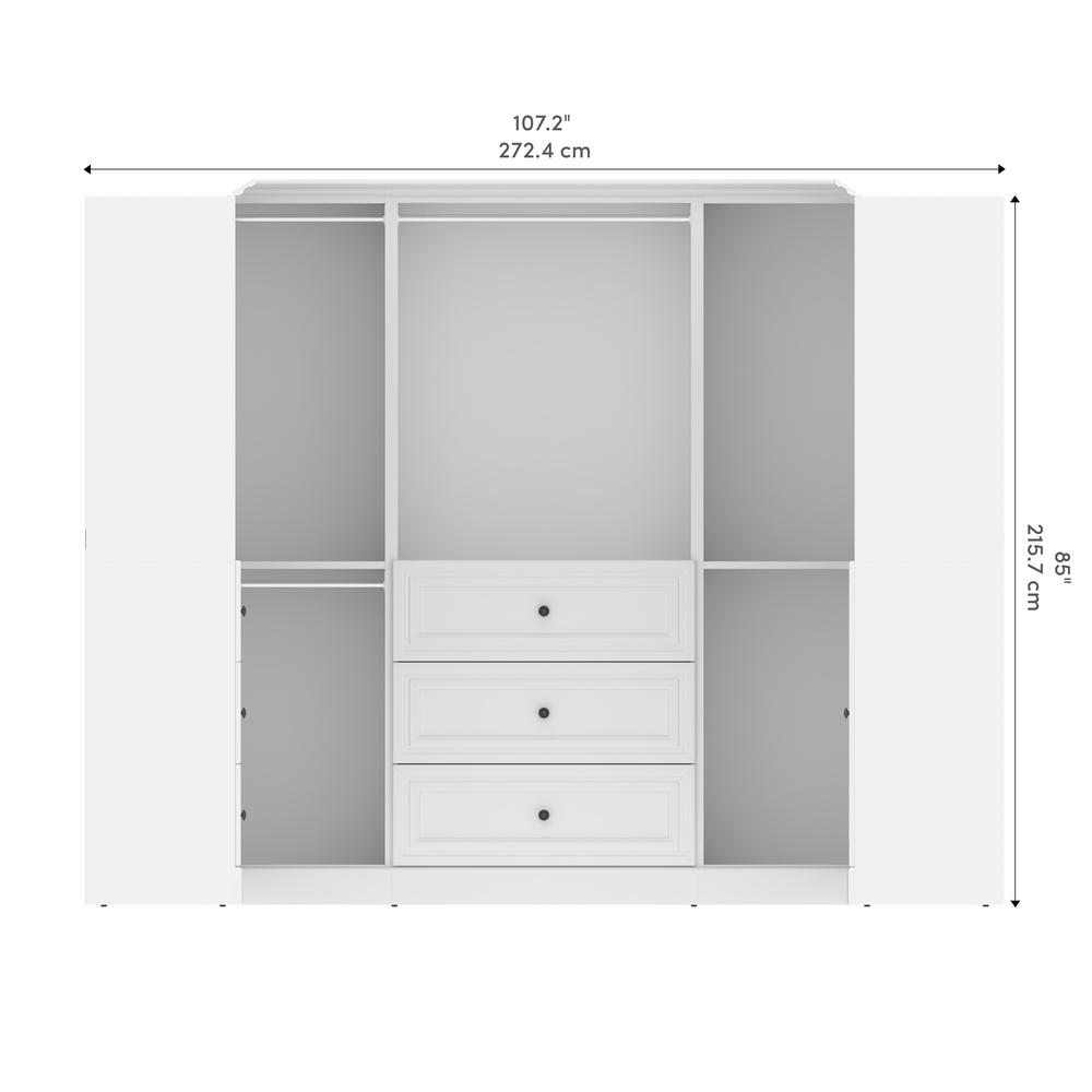 Versatile 108W U-Shaped Walk-In Closet Organizer. Picture 11