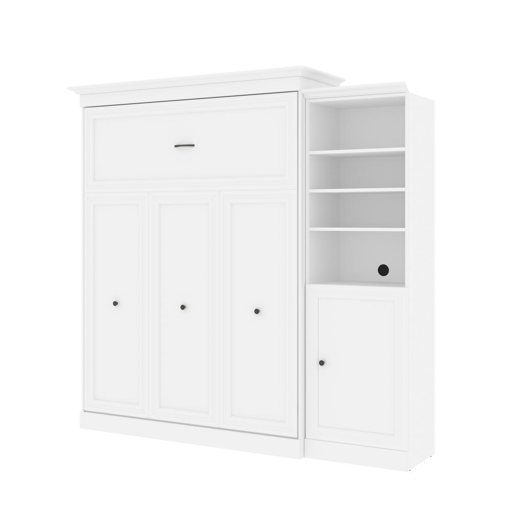 Versatile Queen Murphy Bed and Closet Organizer with Doors (92W). Picture 2
