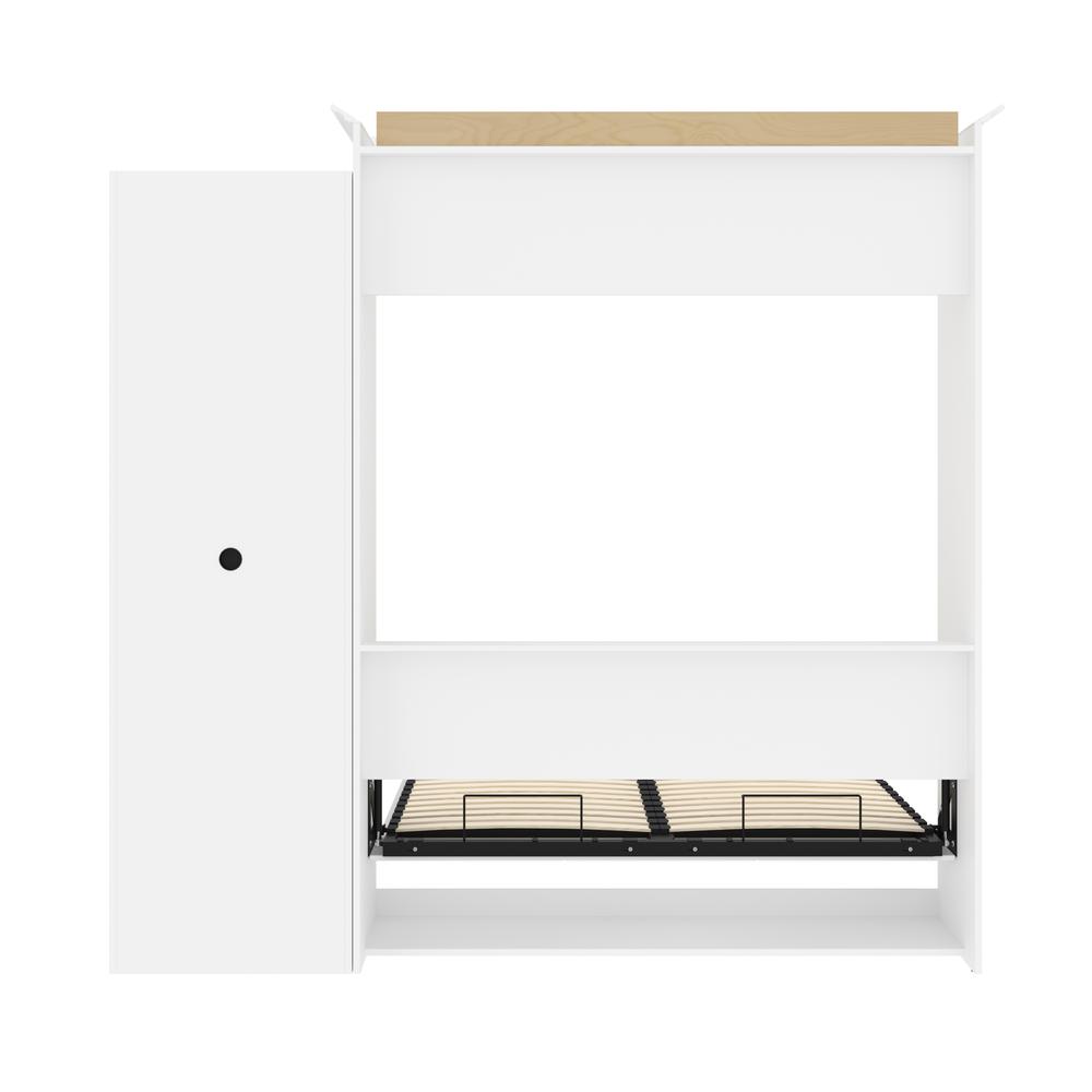 Versatile Queen Murphy Bed and Closet Organizer with Doors (92W). Picture 4