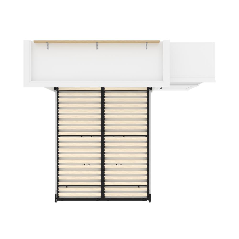 Versatile Queen Murphy Bed and Closet Organizer with Doors (92W). Picture 5