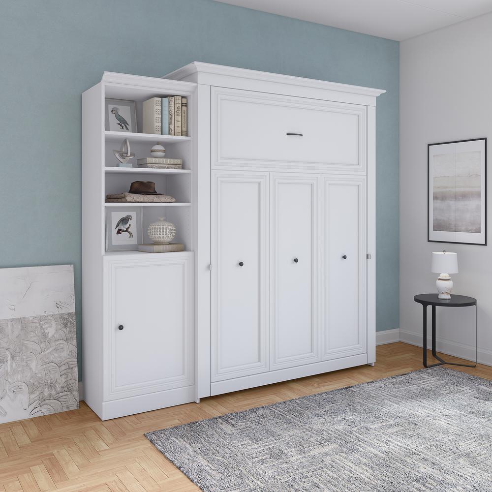 Versatile Queen Murphy Bed and Closet Organizer with Doors (92W). Picture 28