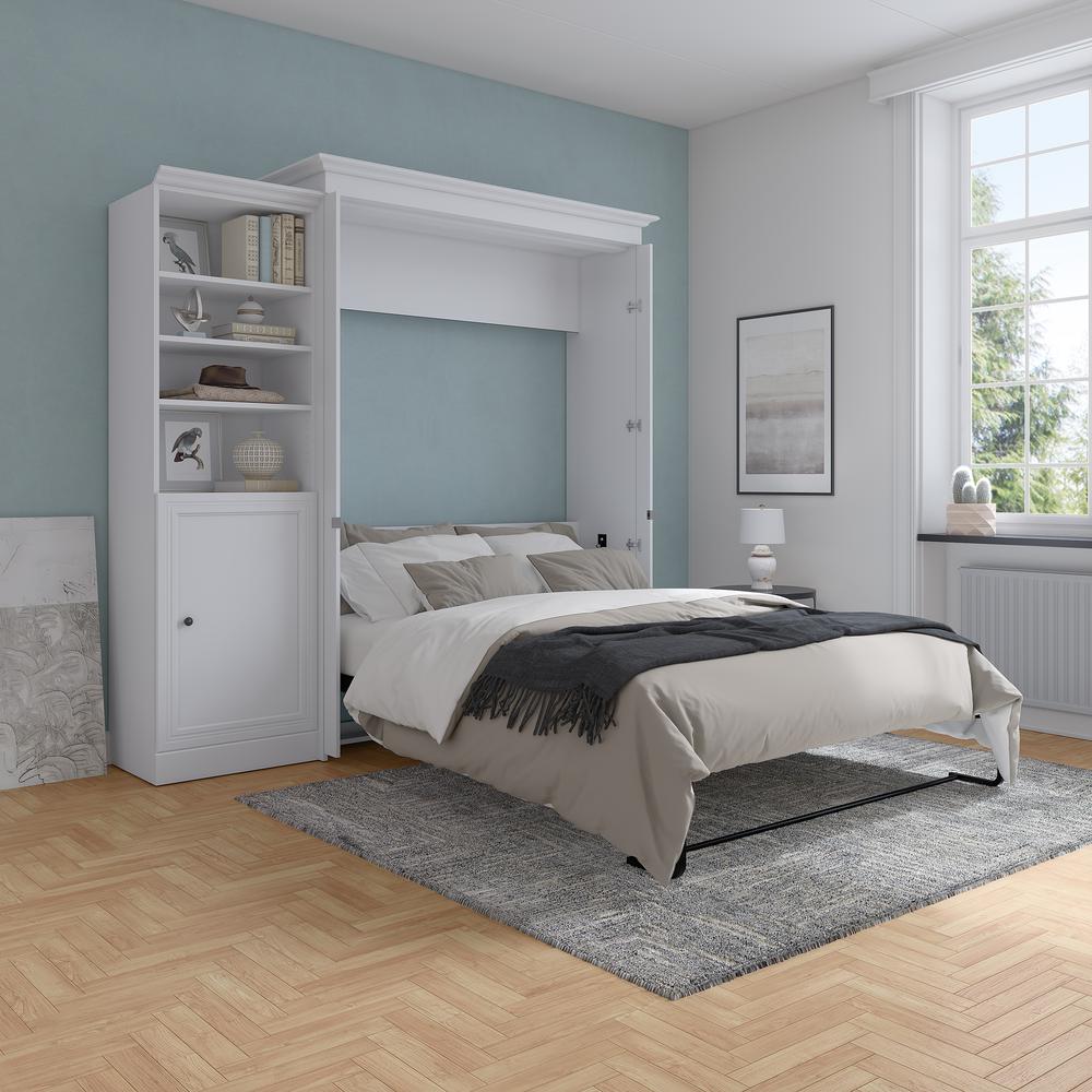 Versatile Queen Murphy Bed and Closet Organizer with Doors (92W). Picture 27