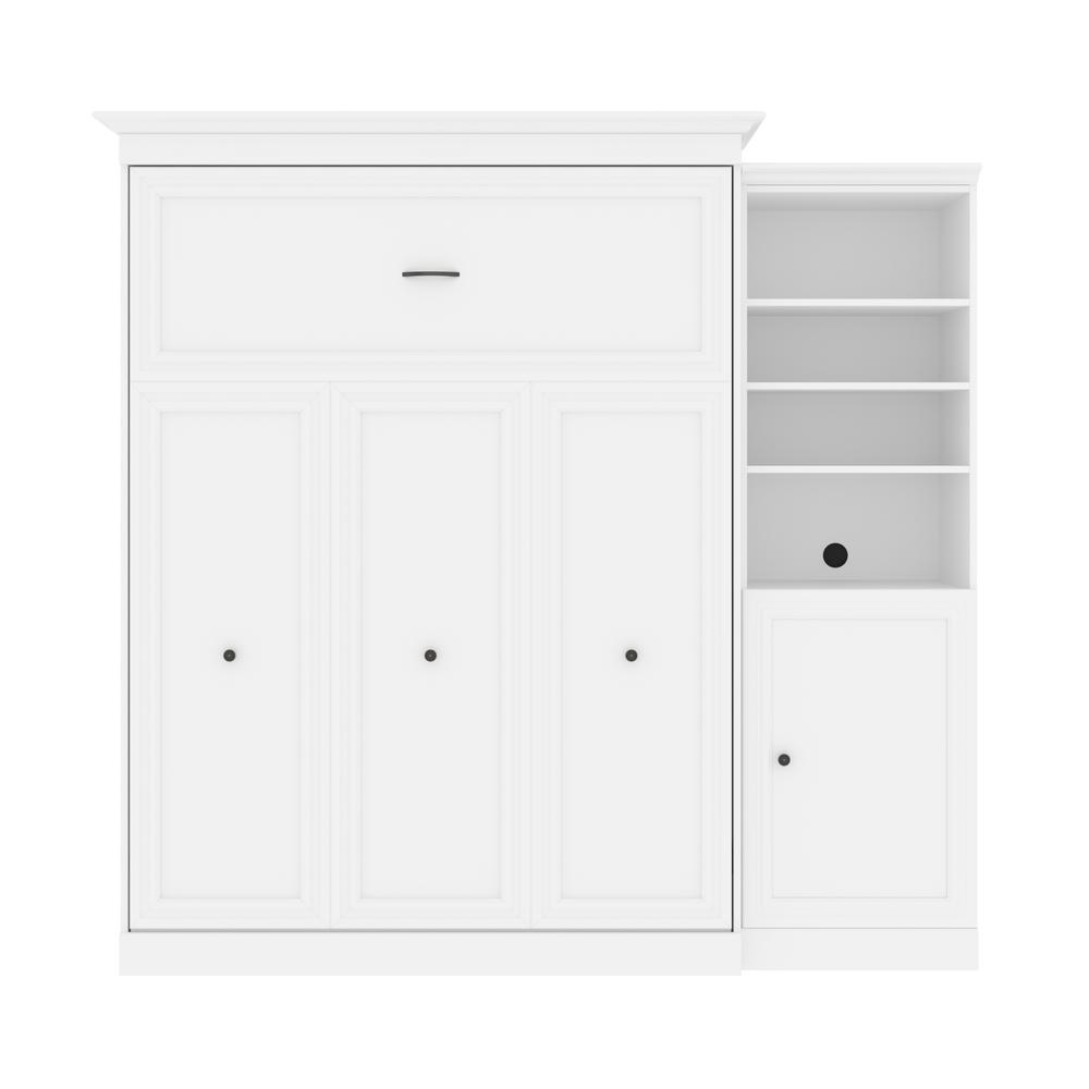 Versatile Queen Murphy Bed and Closet Organizer with Doors (92W). Picture 1