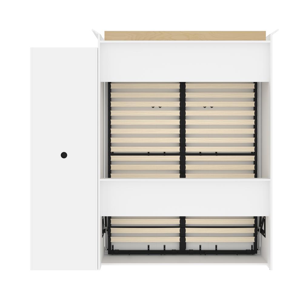 Versatile Queen Murphy Bed and Closet Organizer with Doors (92W). Picture 6