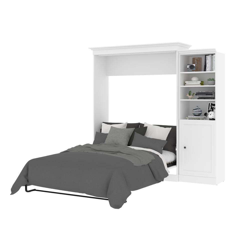 Versatile Queen Murphy Bed and Closet Organizer with Doors (92W). Picture 24