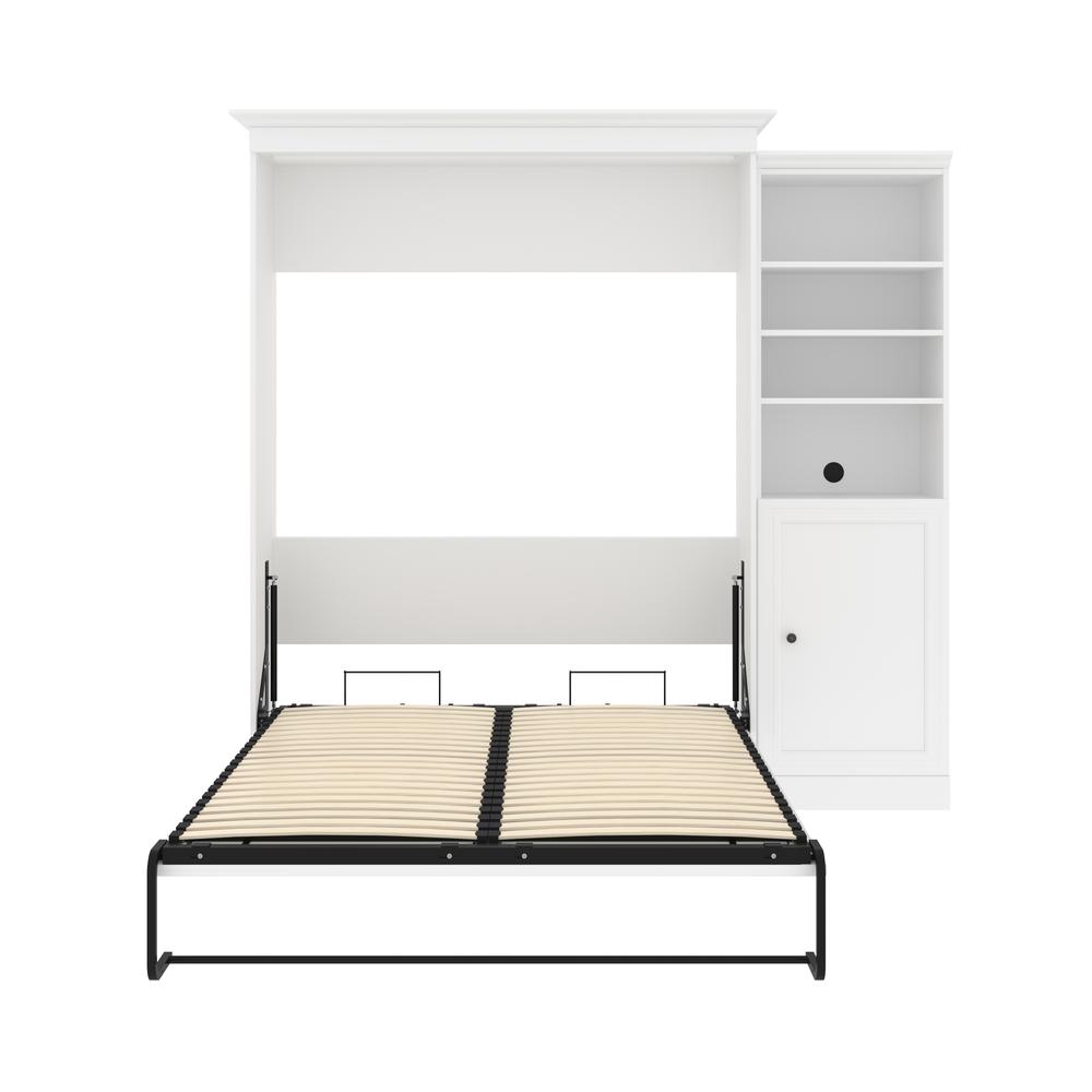 Versatile Queen Murphy Bed and Closet Organizer with Doors (92W). Picture 7