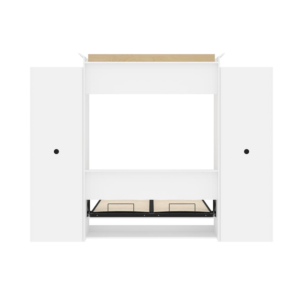 Versatile Queen Murphy Bed and 2 Closet Organizers with Drawers (115W). Picture 4