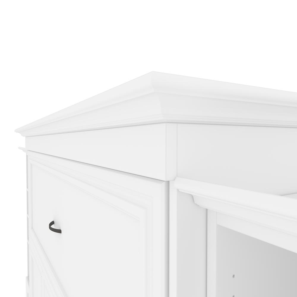 Versatile Queen Murphy Bed and 2 Closet Organizers with Doors (115W). Picture 21