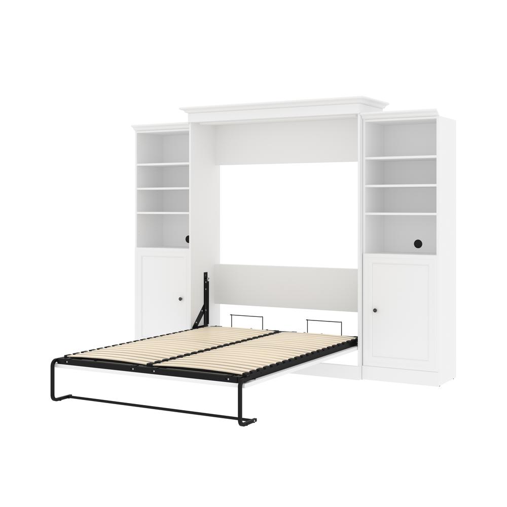 Versatile Queen Murphy Bed and 2 Closet Organizers with Doors (115W). Picture 7