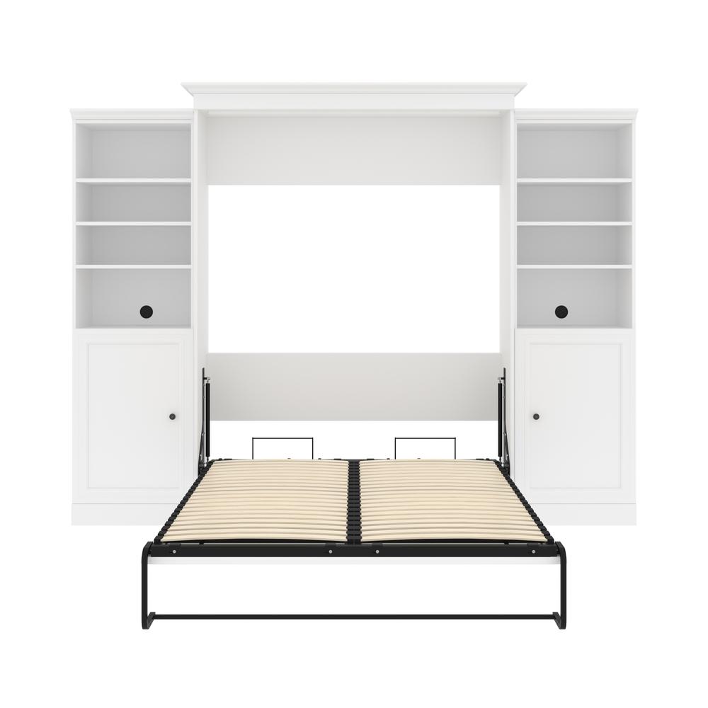 Versatile Queen Murphy Bed and 2 Closet Organizers with Doors (115W). Picture 5