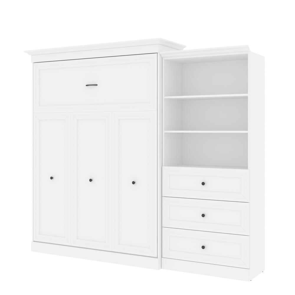 Versatile Queen Murphy Bed and Closet Organizer with Drawers (103W). Picture 2