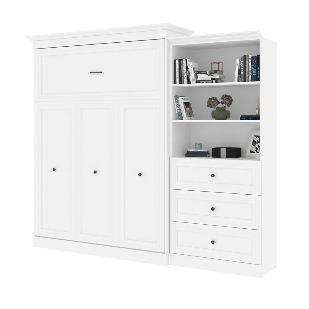 Versatile Queen Murphy Bed and Closet Organizer with Drawers (103W). Picture 3