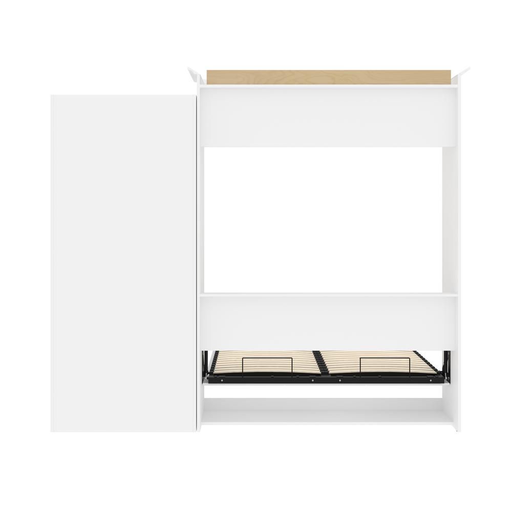 Versatile Queen Murphy Bed and Closet Organizer with Drawers (103W). Picture 4