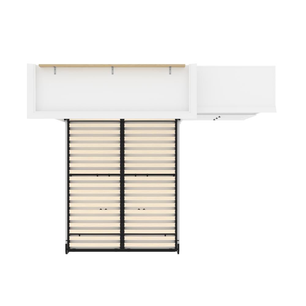 Versatile Queen Murphy Bed and Closet Organizer with Drawers (103W). Picture 5