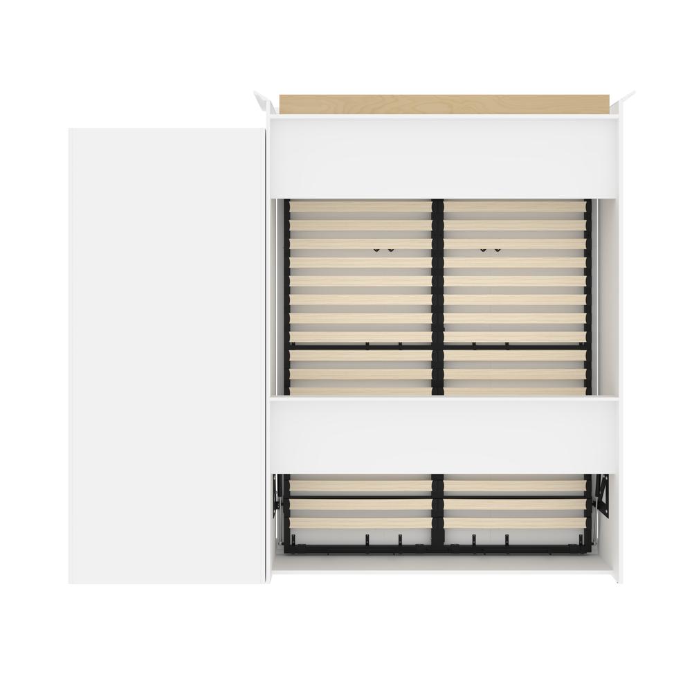 Versatile Queen Murphy Bed and Closet Organizer with Drawers (103W). Picture 6