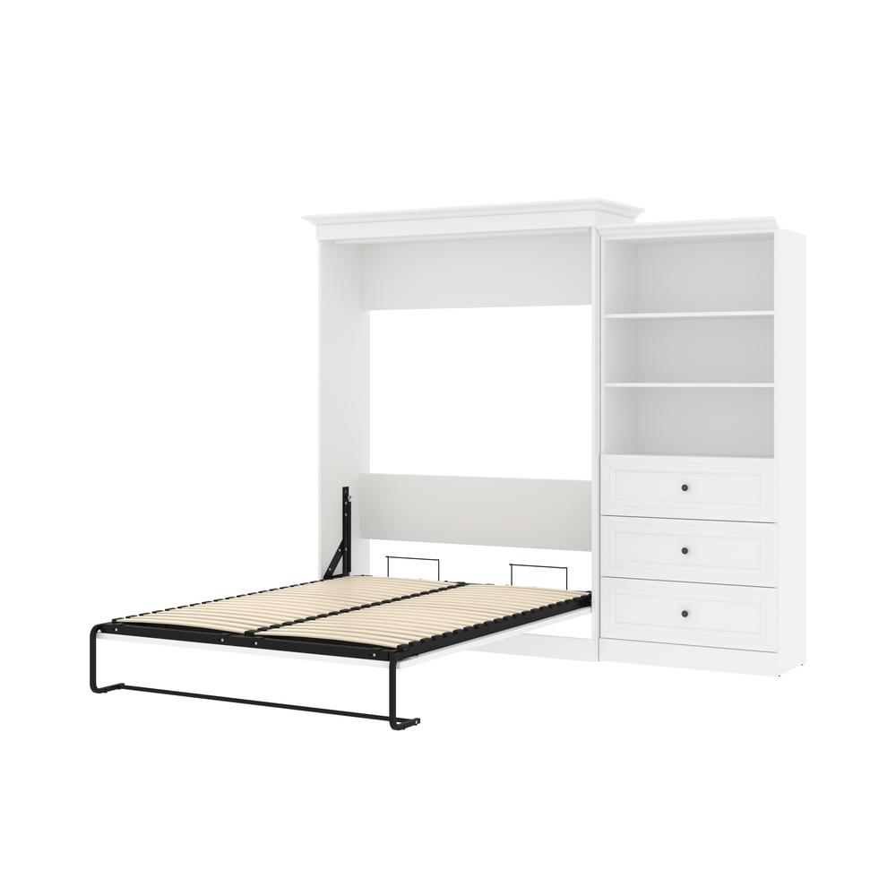 Versatile Queen Murphy Bed and Closet Organizer with Drawers (103W). Picture 8