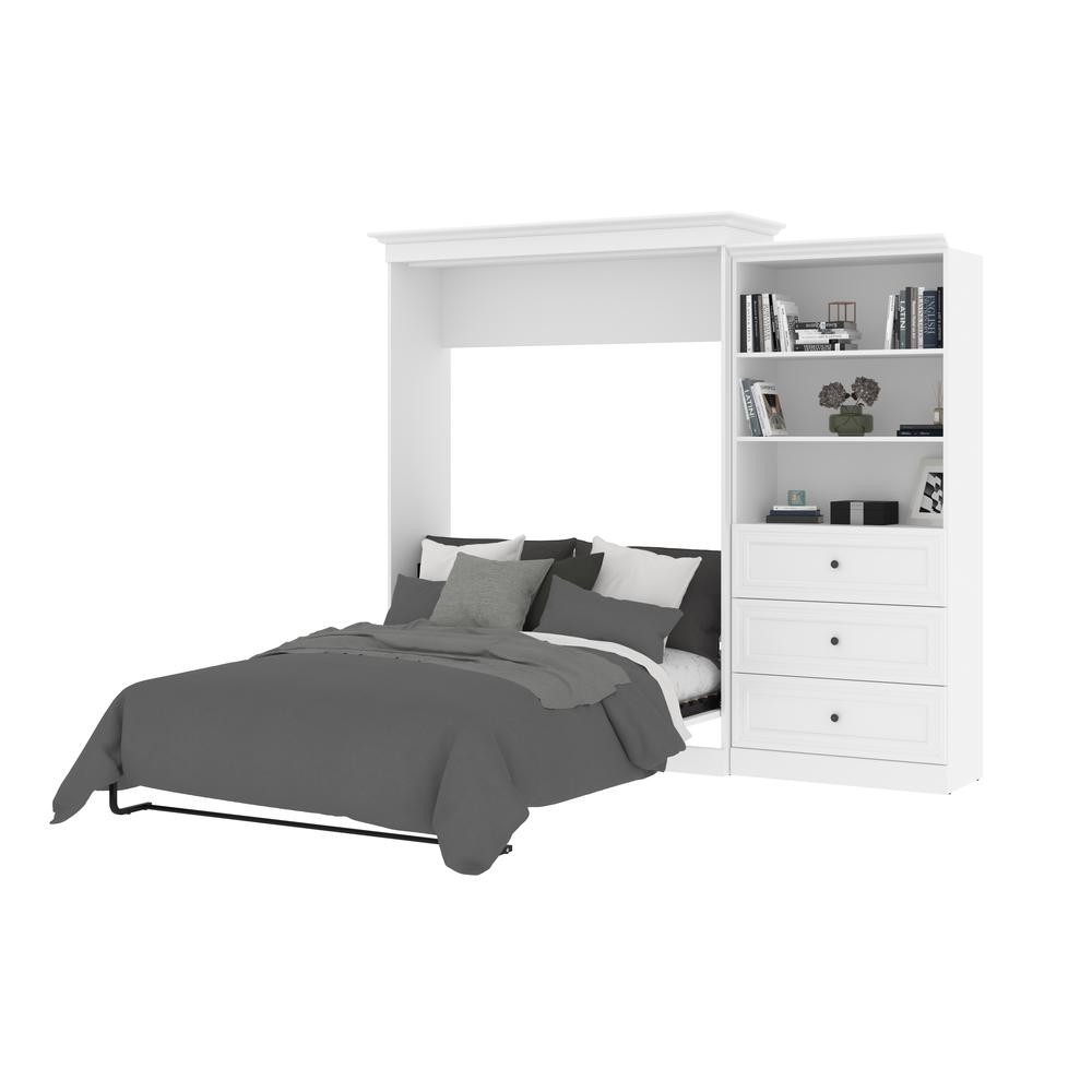 Versatile Queen Murphy Bed and Closet Organizer with Drawers (103W). Picture 10
