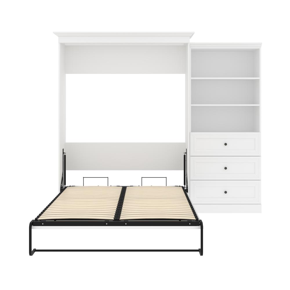 Versatile Queen Murphy Bed and Closet Organizer with Drawers (103W). Picture 7