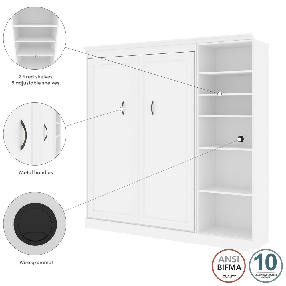 Versatile Full Murphy Bed and Closet Organizer (84W). Picture 11