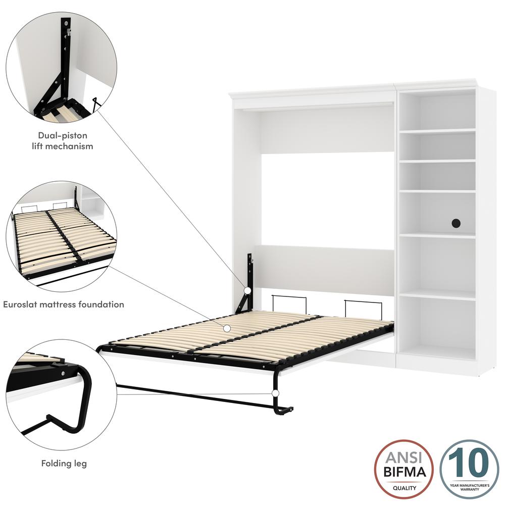 Versatile Full Murphy Bed and Closet Organizer (84W). Picture 12