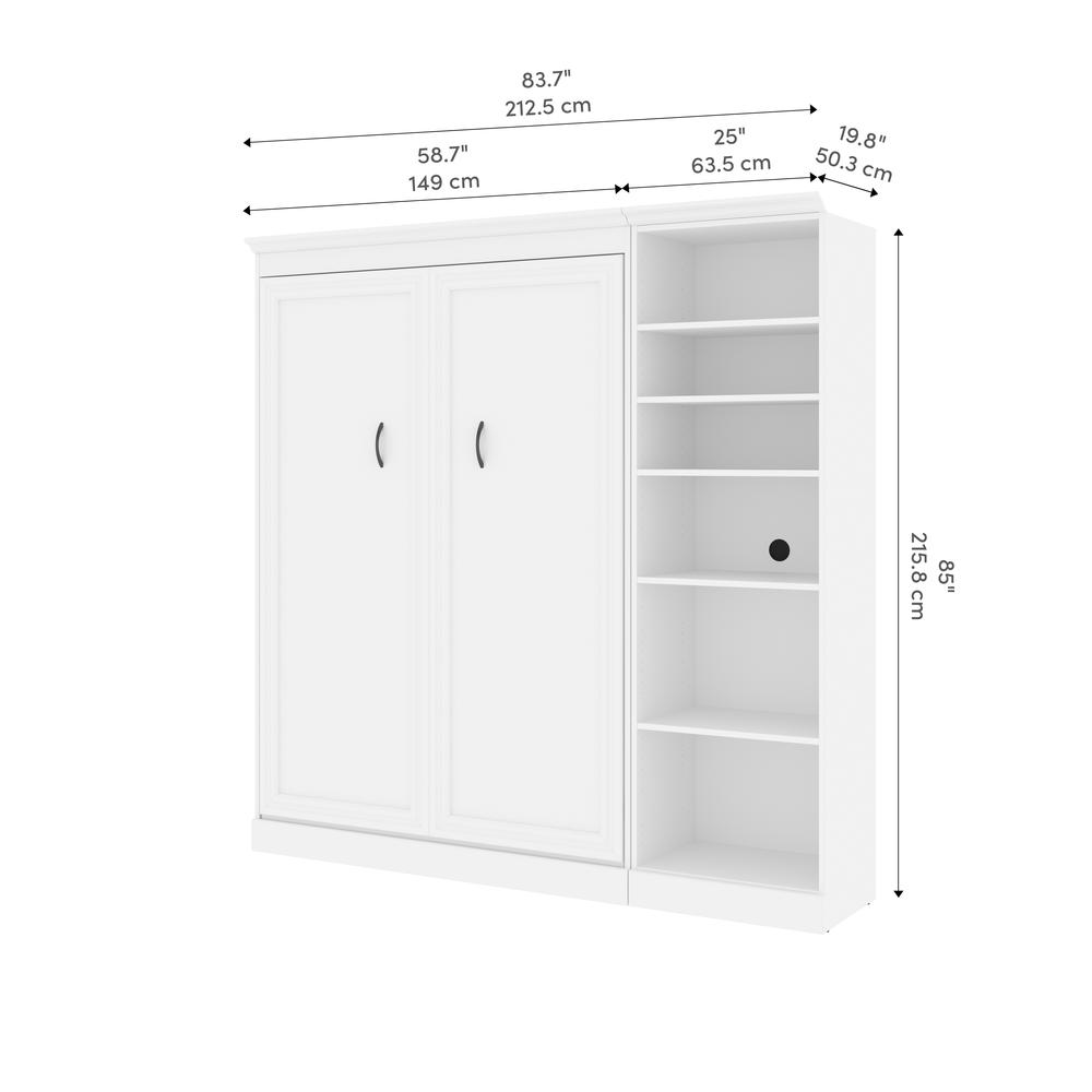 Versatile Full Murphy Bed and Closet Organizer (84W). Picture 13
