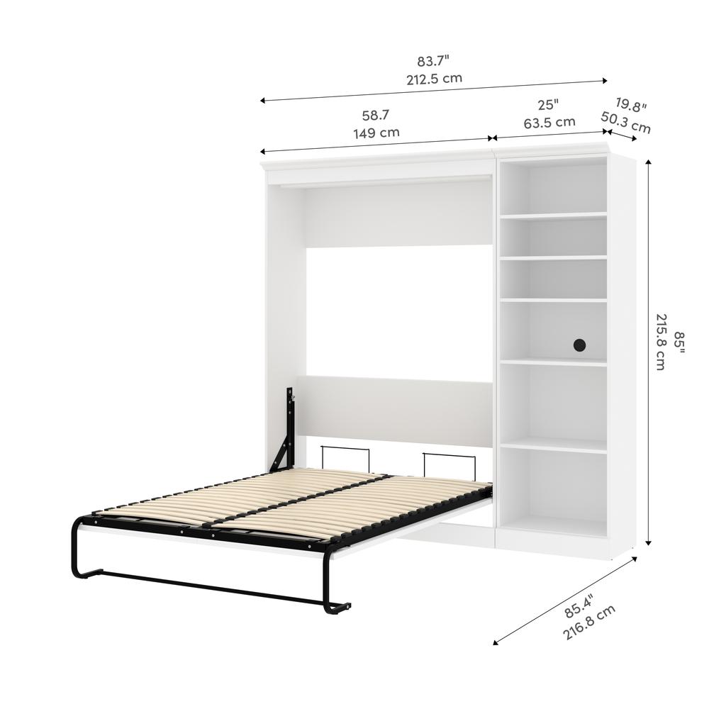 Versatile Full Murphy Bed and Closet Organizer (84W). Picture 14