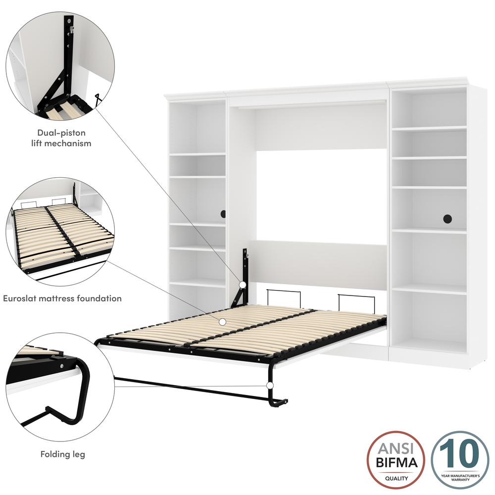 Versatile Full Murphy Bed and 2 Closet Organizers (109W). Picture 12