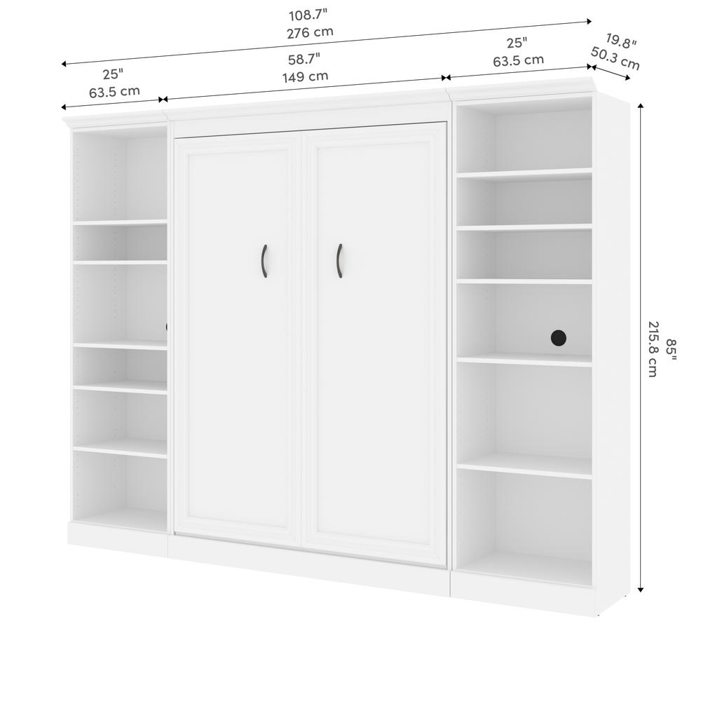 Versatile Full Murphy Bed and 2 Closet Organizers (109W). Picture 13