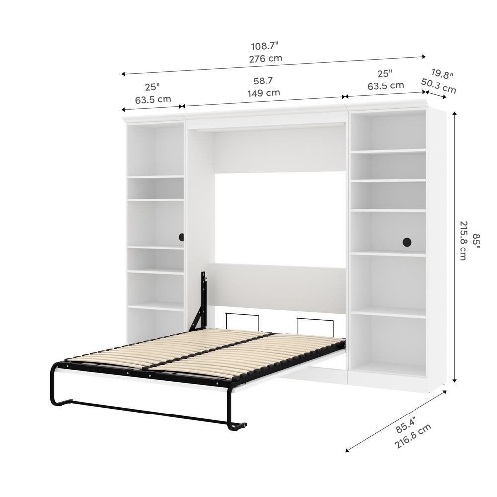 Versatile Full Murphy Bed and 2 Closet Organizers (109W). Picture 14