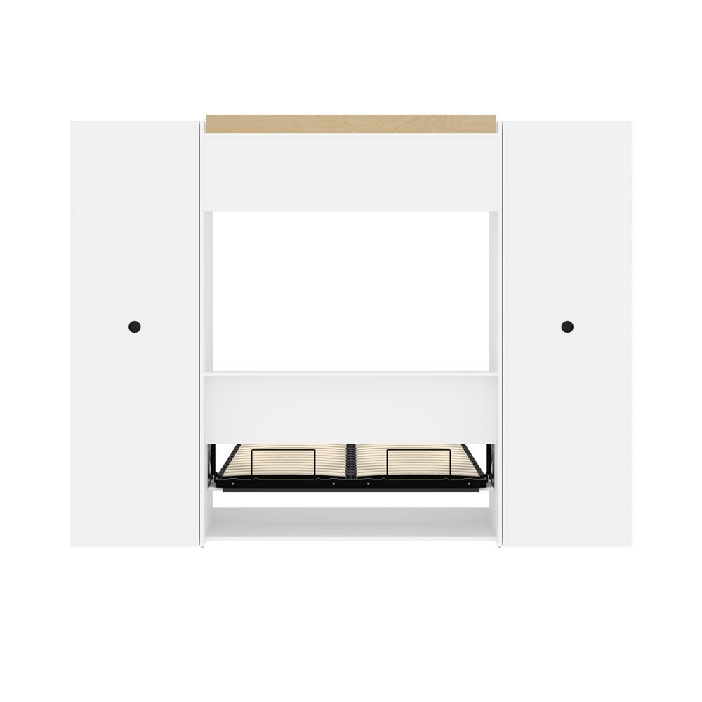 Versatile Full Murphy Bed and 2 Closet Organizers with Drawers (109W). Picture 4