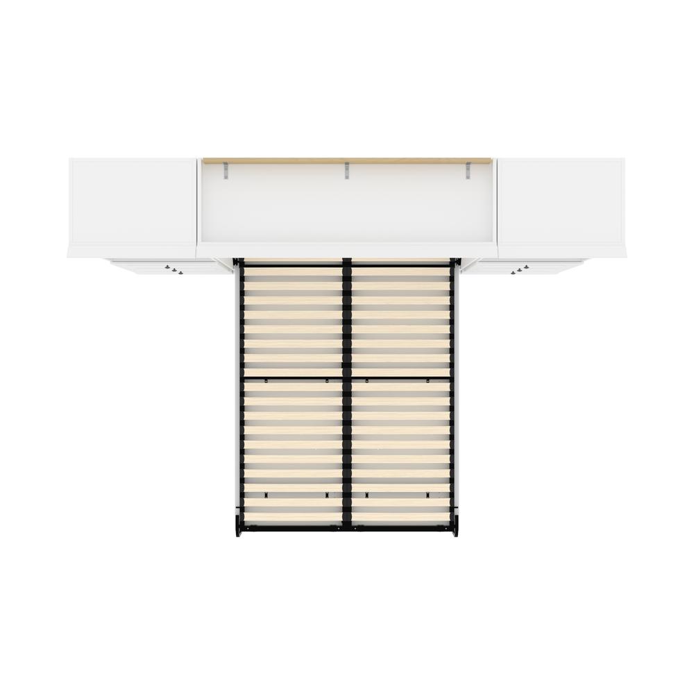 Versatile Full Murphy Bed and 2 Closet Organizers with Drawers (109W). Picture 5