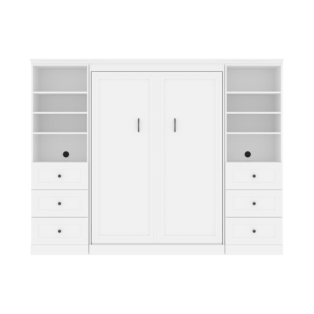 Versatile Full Murphy Bed and 2 Closet Organizers with Drawers (109W). Picture 1