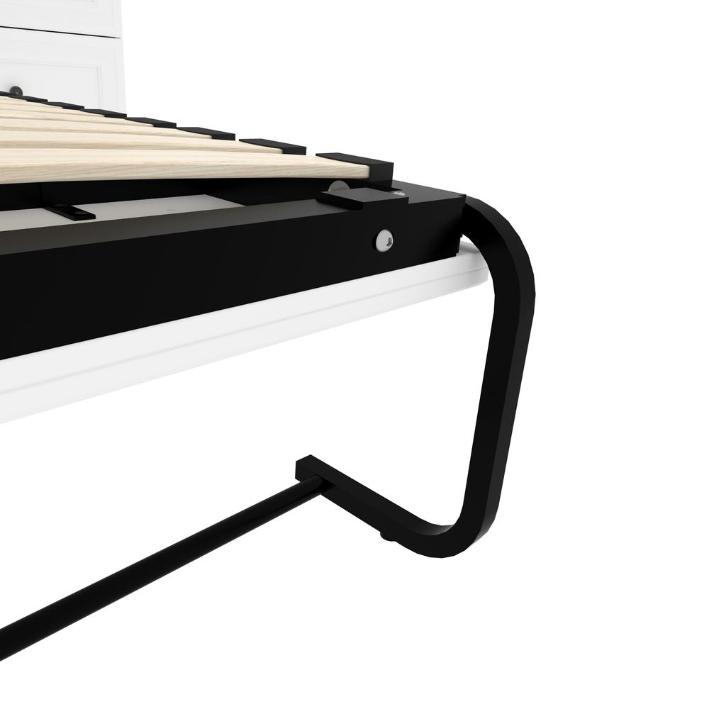 Versatile Full Murphy Bed and 2 Closet Organizers with Drawers (109W). Picture 17