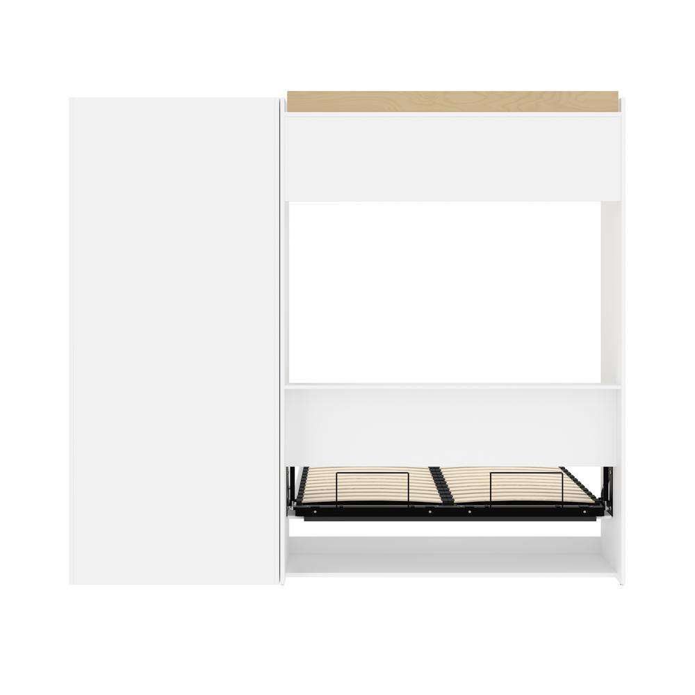 Versatile Full Murphy Bed and Closet Organizer with Drawers (95W). Picture 4
