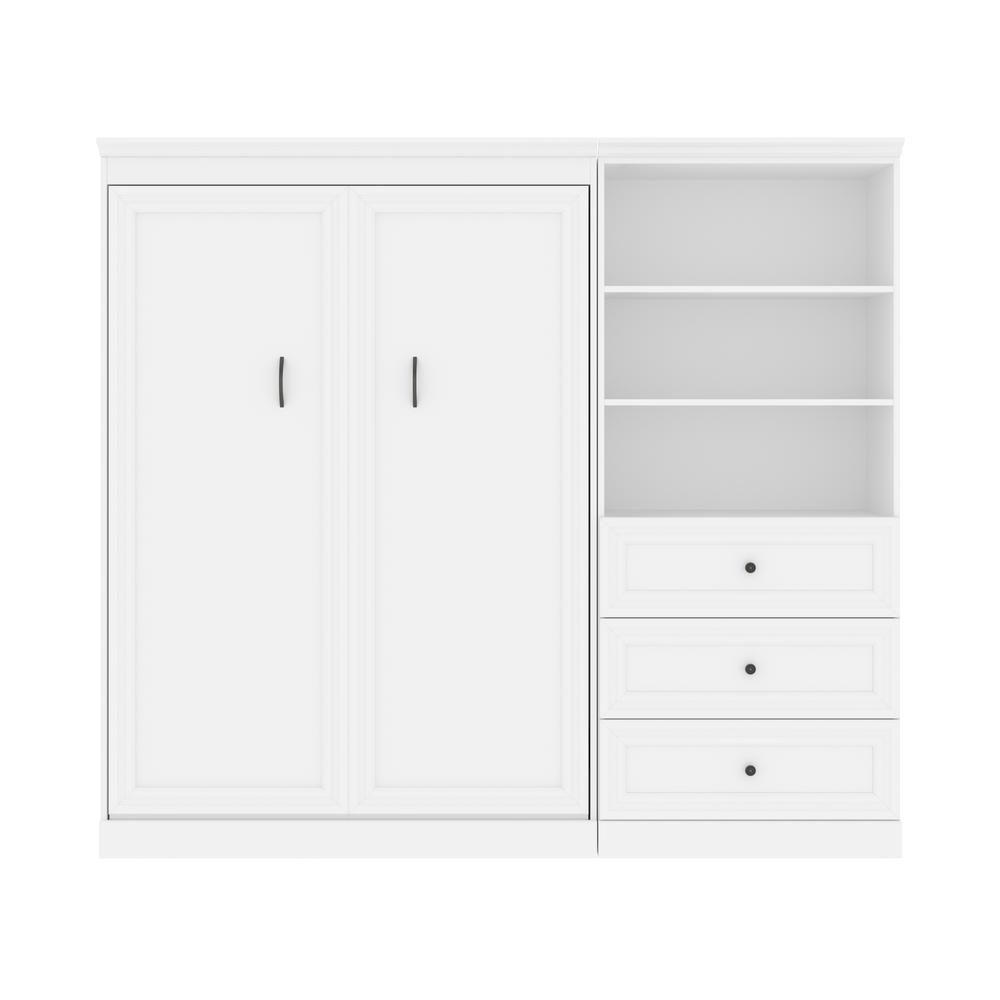 Versatile Full Murphy Bed and Closet Organizer with Drawers (95W). Picture 1