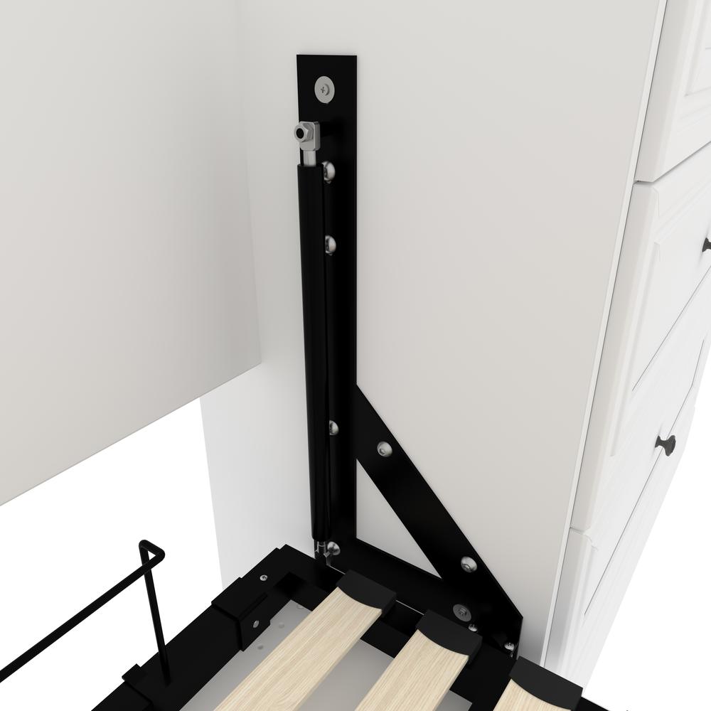 Versatile Full Murphy Bed and Closet Organizer with Drawers (95W). Picture 19