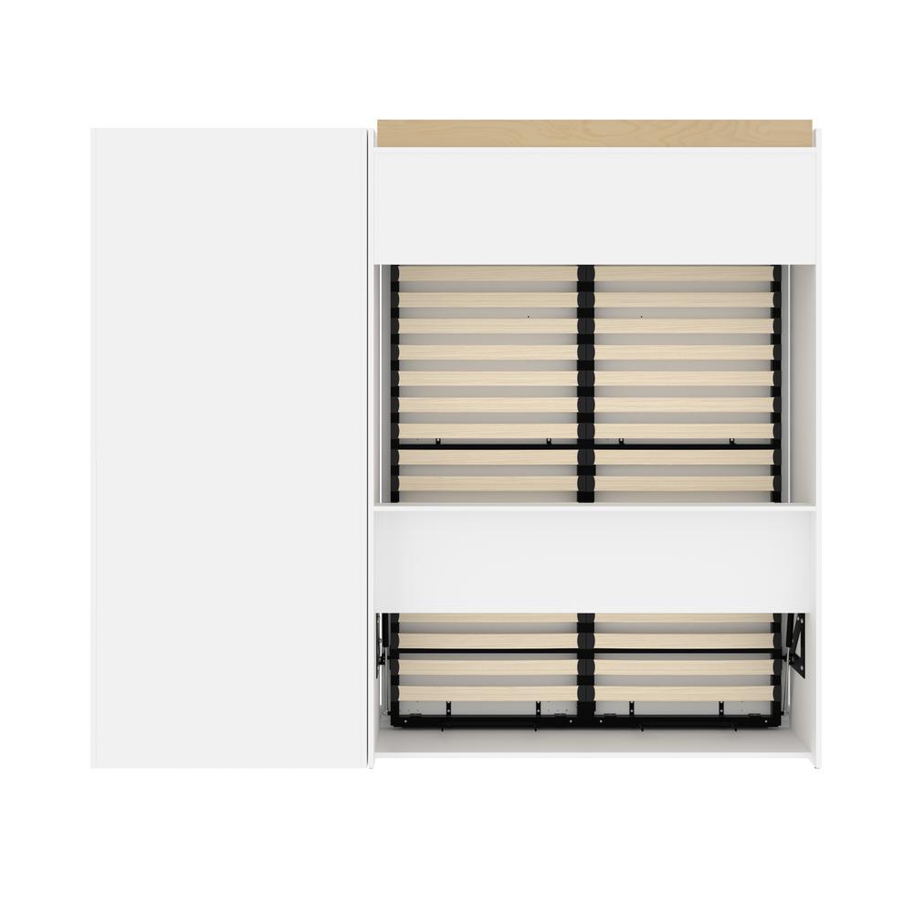 Versatile Full Murphy Bed and Closet Organizer with Drawers (95W). Picture 6