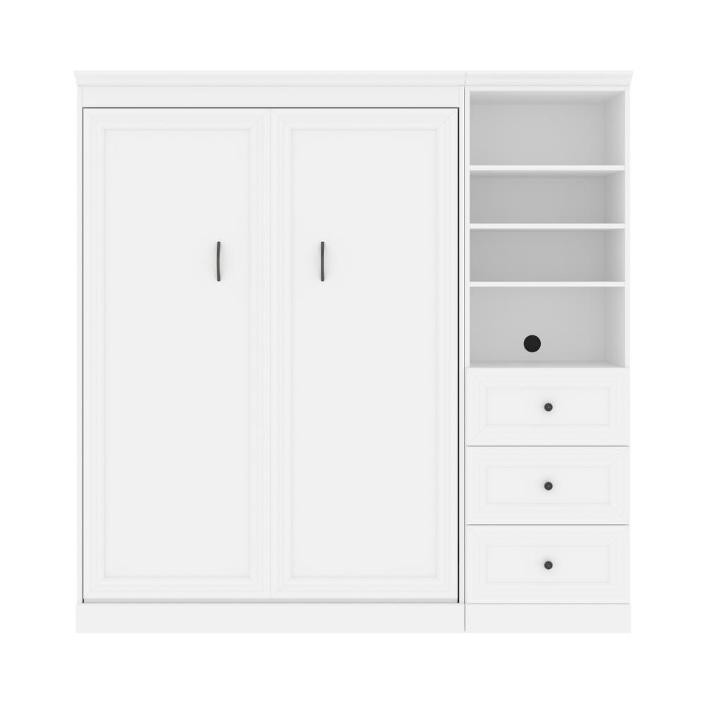 Versatile Full Murphy Bed and Closet Organizer with Drawers (84W). Picture 1