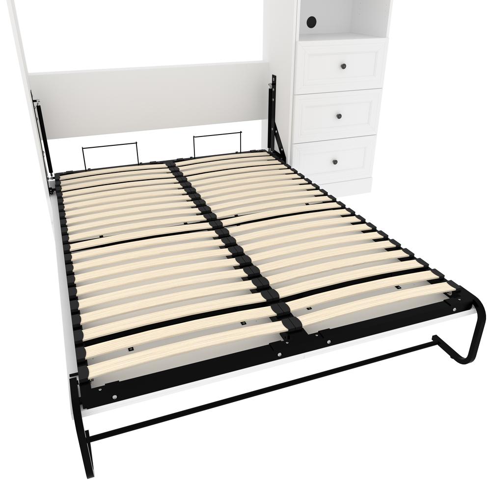 Versatile Full Murphy Bed and Closet Organizer with Drawers (84W). Picture 18